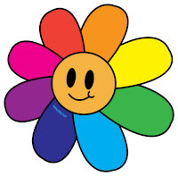 Flower Happy Sticker - Flower Happy Flo Stickers
