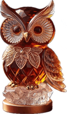 Owl Jeweled Owl GIF - Owl Jeweled Owl Brown GIFs