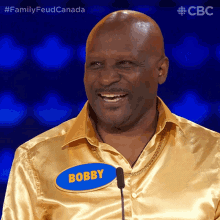 Chuckling Bobby GIF - Chuckling Bobby Family Feud Canada GIFs