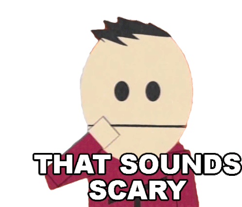 That Sounds Scary Terrance Sticker - That Sounds Scary Terrance South Park Stickers