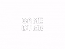 game over edited graphic