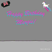 happy birthday margie cake birthday letter heart pony