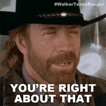 Youre Right About That Cordell Walker GIF - Youre Right About That Cordell Walker Walker Texas Ranger GIFs