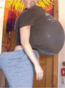 Balloon Belly Funny GIF - Balloon Belly Funny Booty GIFs