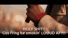 Smoking Loud Gus Fring GIF - Smoking Loud Gus Fring Chuffin Back A Fat Dart GIFs