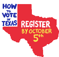 How To Vote In Texas Vote By Mail Sticker - How To Vote In Texas Vote By Mail Mail In Voting Stickers