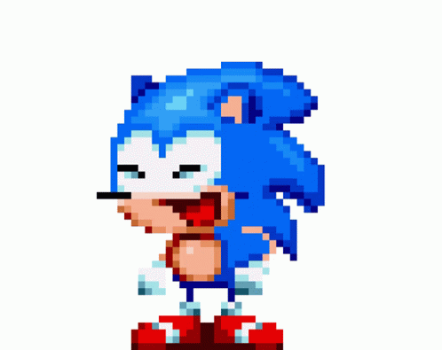 sonic mania intro gif classic sonic angry