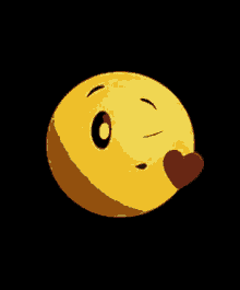 Emoji Blow Kiss GIF - Emoji Blow Kiss Kiss GIFs