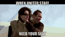 when united staff need you seat pushed united airlines