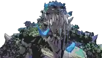 a drawing of a monster with a watermark that says ' dc comics ' on the bottom