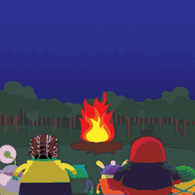 night bonfire