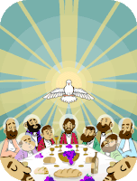Happy Pentecost पेंटेकोस्ट Sticker