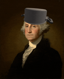 George Washington Pot Hat GIF