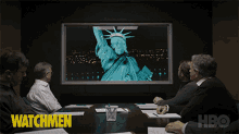 Movie Time Watching GIF - Movie Time Watching Statue Of Liberty GIFs