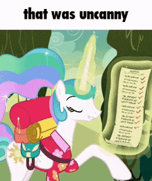 That Was Uncanny Mr Incredible GIF - That Was Uncanny Mr Incredible Princess Celestia GIFs