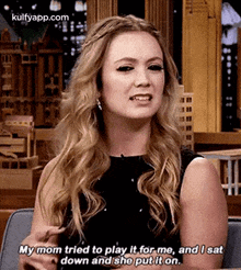 My Mom Tried To Play It For Me, And I Satdown And She Put It On..Gif GIF