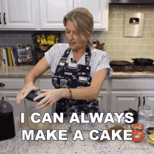 I Can Always Make A Cake Jill Dalton GIF - I Can Always Make A Cake Jill Dalton The Whole Food Plant Based Cooking Show GIFs