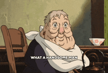 Howl'S Moving Castle What A Handsome Man GIF - Howl'S Moving Castle What A Handsome Man Witch Of The Waste GIFs