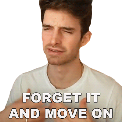 Forget It And Move On Joey Kidney Sticker - Forget It And Move On Joey Kidney Let Go And Move On Stickers