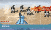 a screenshot of a video game that says swampert on it