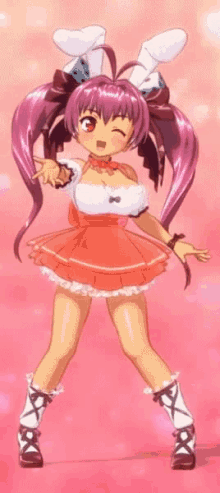 hikaru usada rabi en rose bunny girl anime sexy