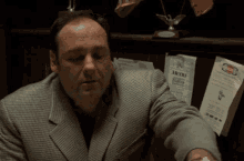 The Sopranos Tony GIF - The Sopranos Tony Warble GIFs