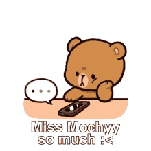 Mochyy Milk And Mocha Bear GIF - Mochyy Milk And Mocha Bear Phone GIFs