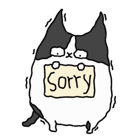 Apologize Apology Sticker - Apologize Apology Sorry Stickers