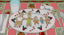 Gingerbread Simpsons - The Simpsons GIF