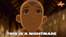 a cartoon character says this is a nightmare on the bottom