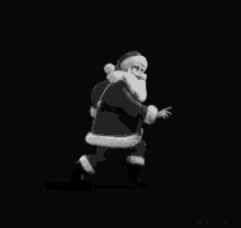 Santa Sneaking GIF