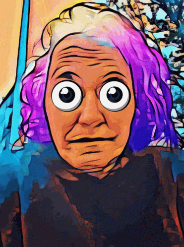 Art Old Lady GIF - Art Old Lady Big Eyes - Discover & Share GIFs