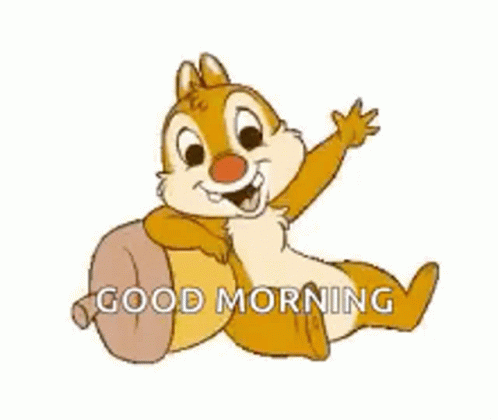Good Morning Disney GIF - Good Morning Disney Squirrel - Discover ...