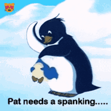 Pat Needs Spanking Penguin GIF - Pat Needs Spanking Penguin Mad GIFs