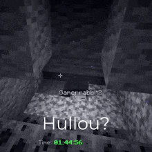 a screenshot of a minecraft game with the name gamerrabbit2
