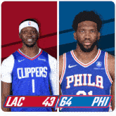 Los Angeles Clippers (43) Vs. Philadelphia 76ers (64) Half-time Break GIF - Nba Basketball Nba 2021 GIFs