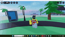a screenshot of a video game on a computer screen shows a soldier with level 8 on his chest