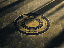 a blue and gold circle with the words exploratio observations written on it