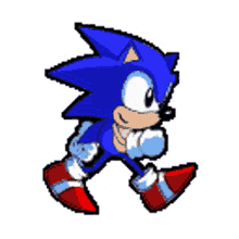 sonic as you wish walking brisk on my way