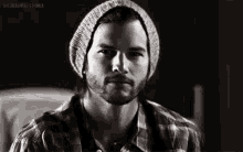 His Attempts At Growing A Beard. GIF - Ashton Kutcher Real Men Real Men Dont Buy Girls GIFs