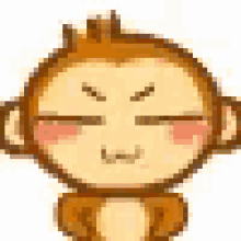 monkey yep nod smug