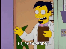 Hi Everybody Simpsons GIF - Hi Everybody Simpsons Wave GIFs