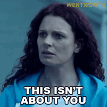 This Isnt About You Bea Smith GIF - This Isnt About You Bea Smith Wentworth GIFs