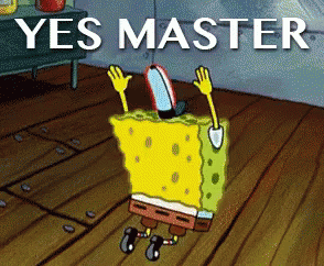 Yes Master GIF - Master Spongebob Bowing GIFs