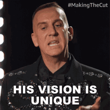 His Vision Is Unique Making The Cut GIF - His Vision Is Unique Making The Cut Its A Unique Vision GIFs