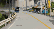 Anime Road GIF - Anime Road Cars GIFs