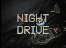 Night Drive Vcr GIF