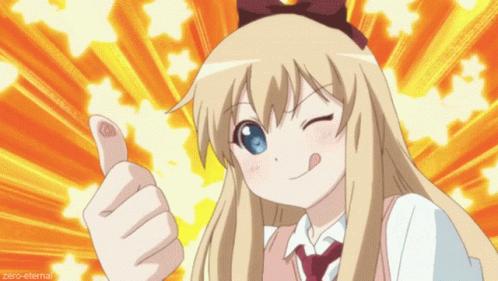 Thumbs up - anime bức ảnh (30843101) - fanpop