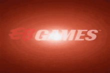 a red background with the ea games logo