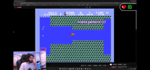 a man is playing a video game on a computer screen with frame perfects 1:27 on the screen